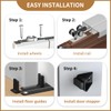 SongYung Heavy Duty Bypass Sliding Closet Door Track Hardware 72",6FT