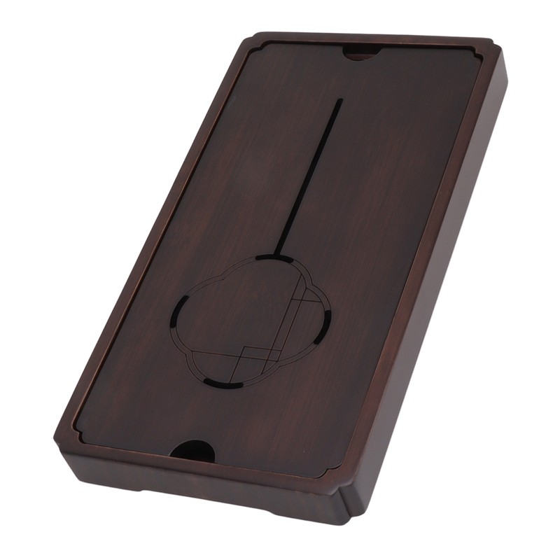 Chinese Water Storage Drainage Tea Tray Bamboo Simple Decorative Robust