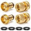 Aidarmoll Garden Hose Quick Connect, Brass Hose Quick Connect fittinging,