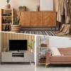 PATIKIL "4" Metal Furniture Legs Set of 4 Triangle Replacement