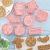 8 Pieces Cute Happy New Year Cookie Cutters For Chinese