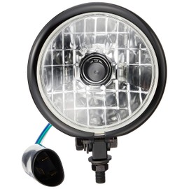 Bike Parts Center 313111 Universal Headlight, Betlite Assy H4 Bulb, Black, 4.5"
