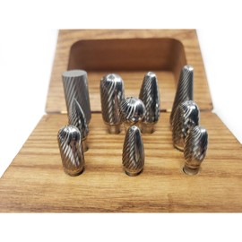 Set 1 Single Cut Carbide Burr Die Grinder Bit