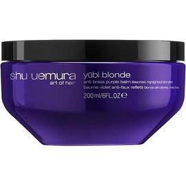 Shu Uemura Yubi Blonde Anti-Brass Purple Mask - Neutralizes Brassy Tones, Moisturizes and Smooths, For Color-Treated Blonde and Silver Hair