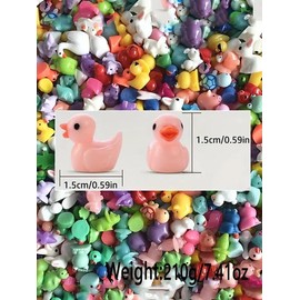 50pcs Small Resin Animal And Mushroom Statues, DIY Solid Color Resin Ornaments, Colorful Small Decorations, Suitable For Fairy Gardens, Doll Houses, Aquariums, Landscape Decorations And Home Decorations, Party Decorations, No Batteries Required