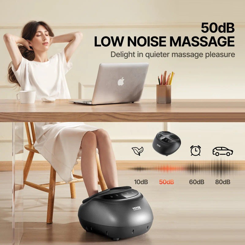 Deep-Kneading and Compression Shiatsu Foot Massager Machine with Heat Gift