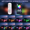Underglow Light Strip RGB - 4PCS Car Neon Lights Kit