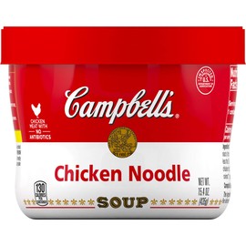 Campbell's Chicken Noodle Soup Microwavable Bowl, 15.4 oz.