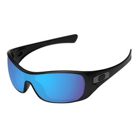 LenzReborn Polarised Lens Replacement for Oakley Antix Sunglasses - Other Options, Ice Blue - Polarised Mirrored