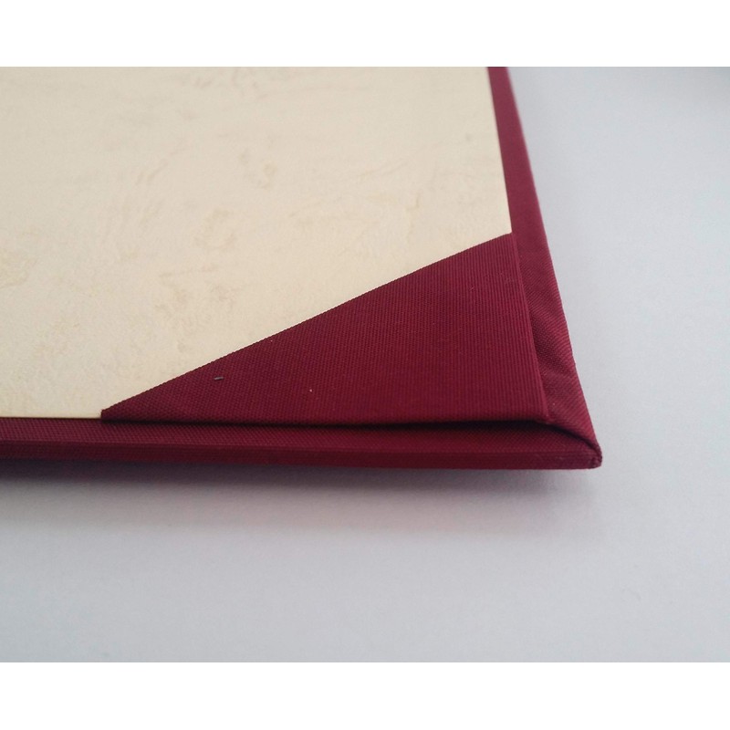 Mino Shokai 8221-08 Certificate File, Cloth, Red, A4, For 2