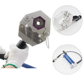 iGeelee Manual Hydraulic A/C Hose Crimper Automotive A/C Hose Crimping Tools for BH Air Conditioning Hose & Beadlock A/C Fittings（IG-7842P)