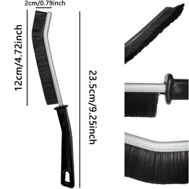 4 Pieces Bathroom Tile Groove Cleaning Brush, Corner Cleaning Brush for Bathroom, Home Kitchen, Shower Cleaning Brush, Hard Bristle Grout Cleaning Brush, for Home Kitchen