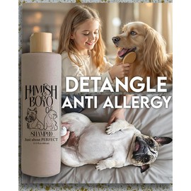 Nature - Derived Dog Shampoo: Hypoallergenic for Sensitive Skin, Natural Oatmeal & Aloe Vera, Soothing Lavender Scent, Tear-Free, Anti-Itch Formula for Dry, Itchy Skin, Safe for Puppies & All Breeds