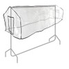 Hangerworld 6ft Clear Garment Rail Cover, Clothes Dust Protector Storage