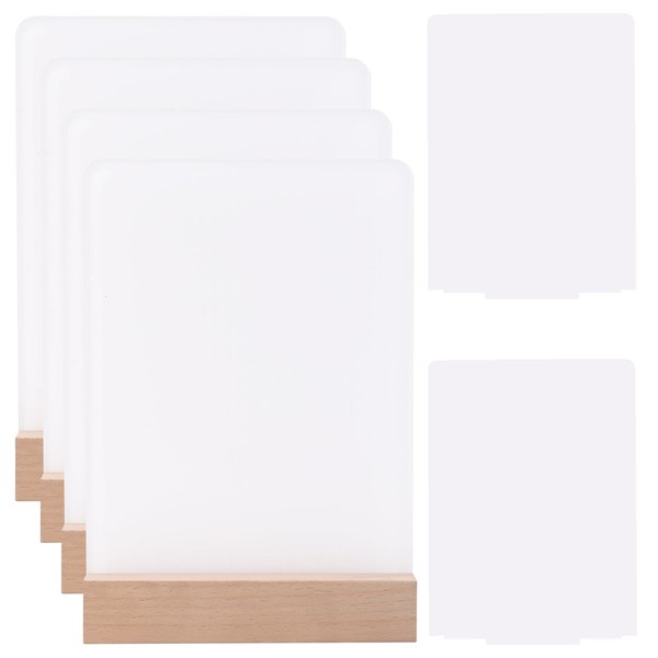 Ahniiqo 6" x 8"- 6 pcs Acrylic 4 pcs Frame