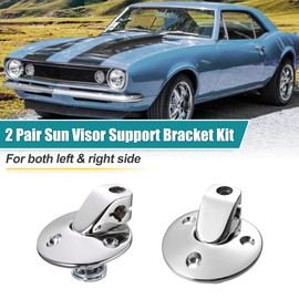 X AUTOHAUX 7790753 Sun Visor Bracket Set with Screw Bush Tips 2 Pairs