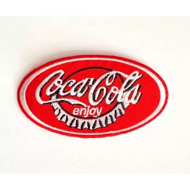 Unbranded Embroidered Patch - Coca-Cola - Coke - NEW - Iron-on/Sew-on