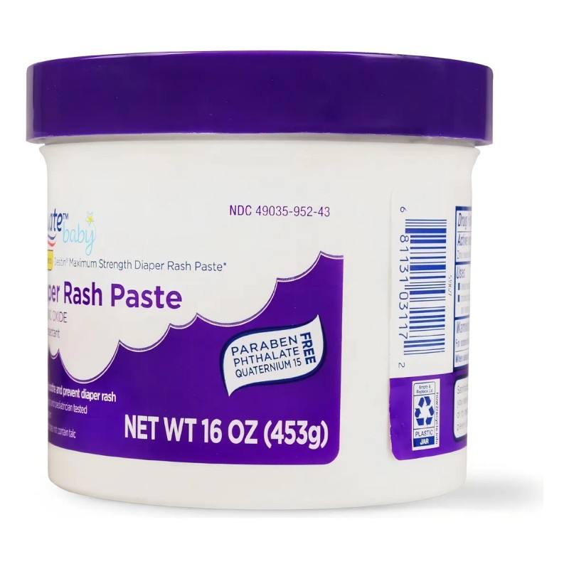 Crema Rozaduras Bebé Equate Diaper Rash Paste 453g Óxido Zinc