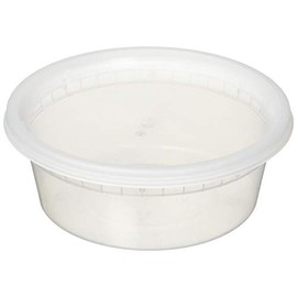 Reditainer Extreme Freeze Deli Food Containers with Lids, 8-Ounce, 40-Pack