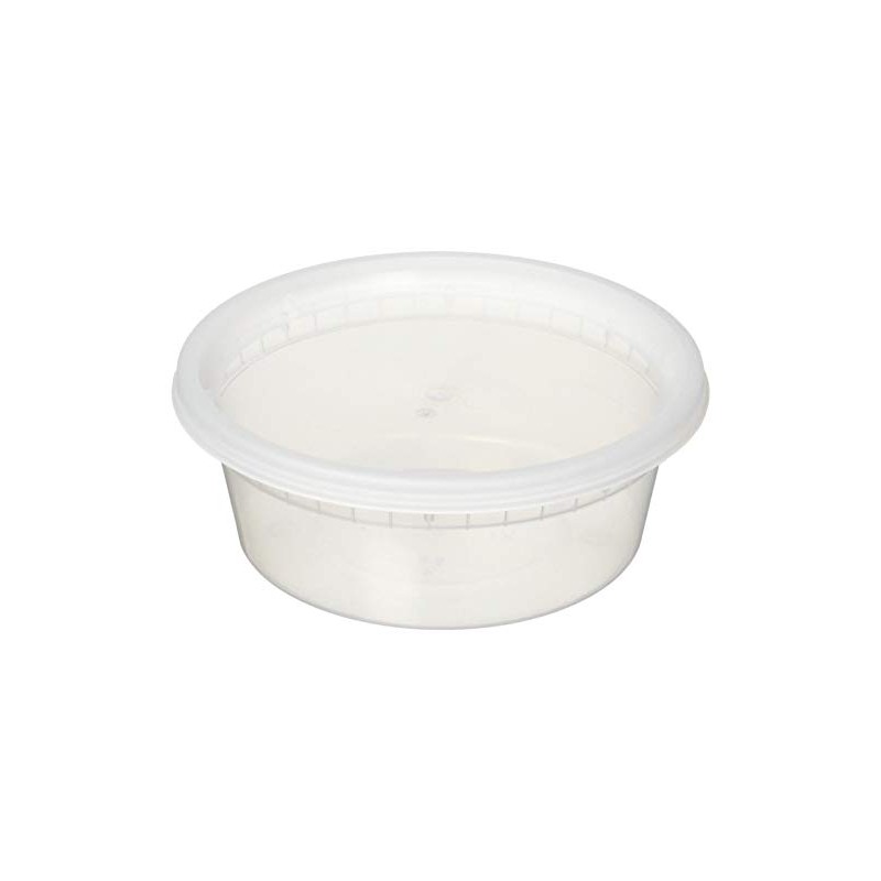 Reditainer Extreme Freeze Deli Food Containers with Lids, 8-Ounce, 40-Pack