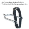 Pferdelinis Spur Straps in Black, Pack of 2 for Spurs,