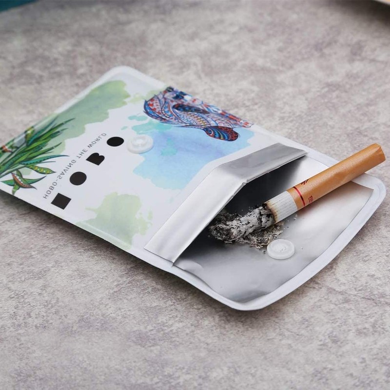 4Pcs Reusable Ash Pouch Fireproof Mini Ashtray Portable Environmental Ashtray