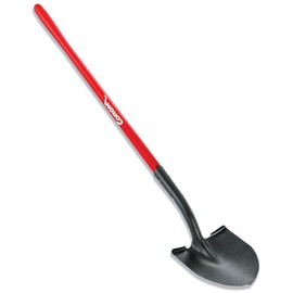 Corona Clipper Hollow Back 2 Round Point Shovel with Fiberglass Handle SS 65020