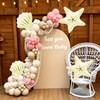 4pcs Starfish & Seashell Mermaid Foil Balloons for Under The