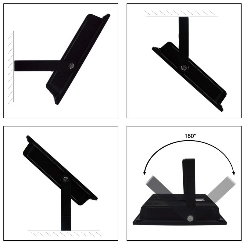 ZHMA 2 Pack 60W LED Outdoor Lighting Flood Lights,Wall Light,Work