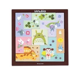 Ensky TP-01B My Neighbor Totoro Tile Puzzle, 4.4 x 4.4 x 0.3 inches (113 x 113 x 8 mm), ABS/Paper
