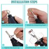 KEWAYO 20Pcs Chainsaw Sharpening Attachment Kit - Chain Saw Blade