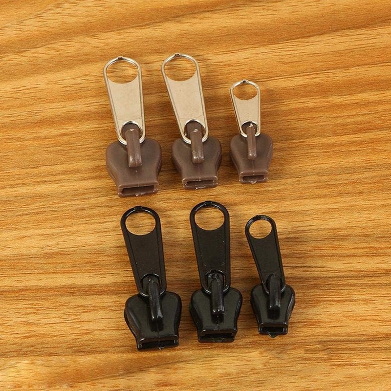 12 Pcs Zip Repair Kit Zipper for Sewing Zipper Pull