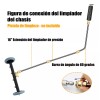 ZALALOVA Limpiador De Chasis De Coche 4000psi Limpiador De Escoba