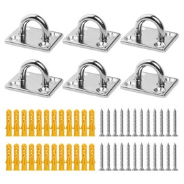 TOOPONE Wall Ceiling Mount Bracket Hooks for Suspension Band Trainers, Battle Ropes, Body Weight Strength Training Sets, Aerial Yoga Swing Hammock Resistance Bands, Boxing Equipment.