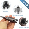 Teocpai 5PCS Deep Power Wing Nut Driver Set 10/12/14/16/18mm, 1/4''