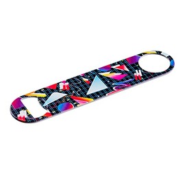 Retro 80's 90's Memphis Design Powder Coated Steel Bottle Opener