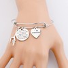 FUSTMW Gymnast Gift Gymnastics Bracelet Gymnastics Charm Gymnast Jewelry Gymnastics