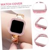BIUDECO 1pc Stylish Double-Row Drill Watch Case Cover Anti-Shock Protective