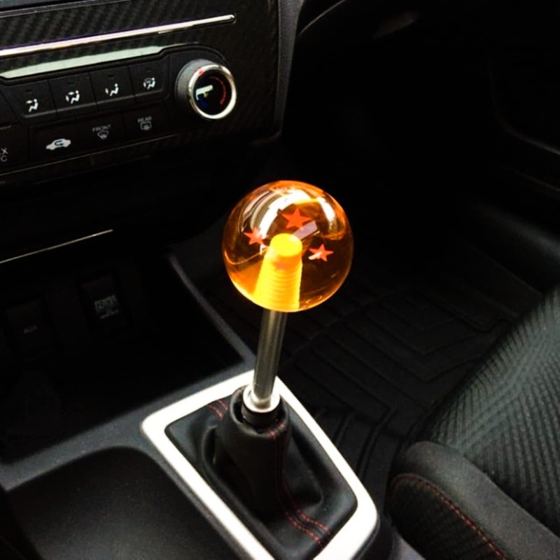 EZAUTO WRAP Orange 1 Star Universal Dragon Shifter Knob Ball