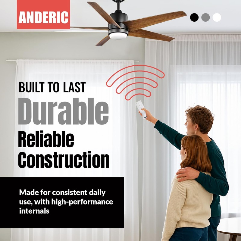 Anderic TX045-LR (White Version) for Home Decorators Collection Ceiling Fan
