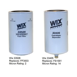 Wix Filters Compatible with FASS I Compatible with FF3003 - FS1001