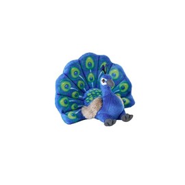 Wild Republic Cuddlekins Eco Mini Peacock, Stuffed Animal, 8 Inches, Plush Toy, Fill is Spun Recycled Water Bottles, Eco Friendly