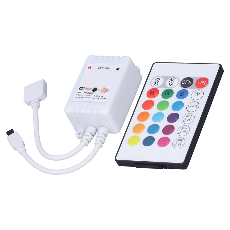 24 Keys Smart LED Remote Control RGB Wireless Controller 16