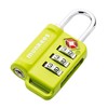 Munkees 3610 Suitcase Lock with Combination Lock Steel Shackle Luggage
