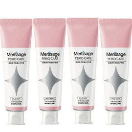 Matsukaze Mersage Periocare 2.8 oz (80 g) 1,450 ppm x 4 Packs (Dental Monopoly, Quasi-Drug)