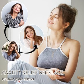Anxiety Relief Necklace Quit/Stop Smoking Necklace Breathing Whistles Necklace for Mindful Breathing, Stress Relief, Meditation, Relaxation, Calming Down