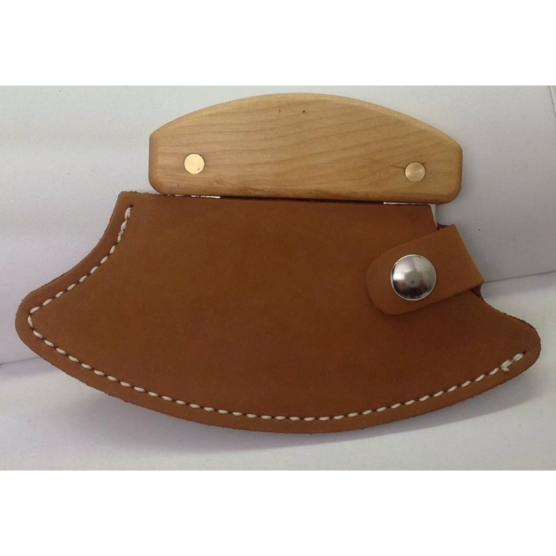 diamond d Genuine Leather Ulu Knife Quality Sheath Natural -