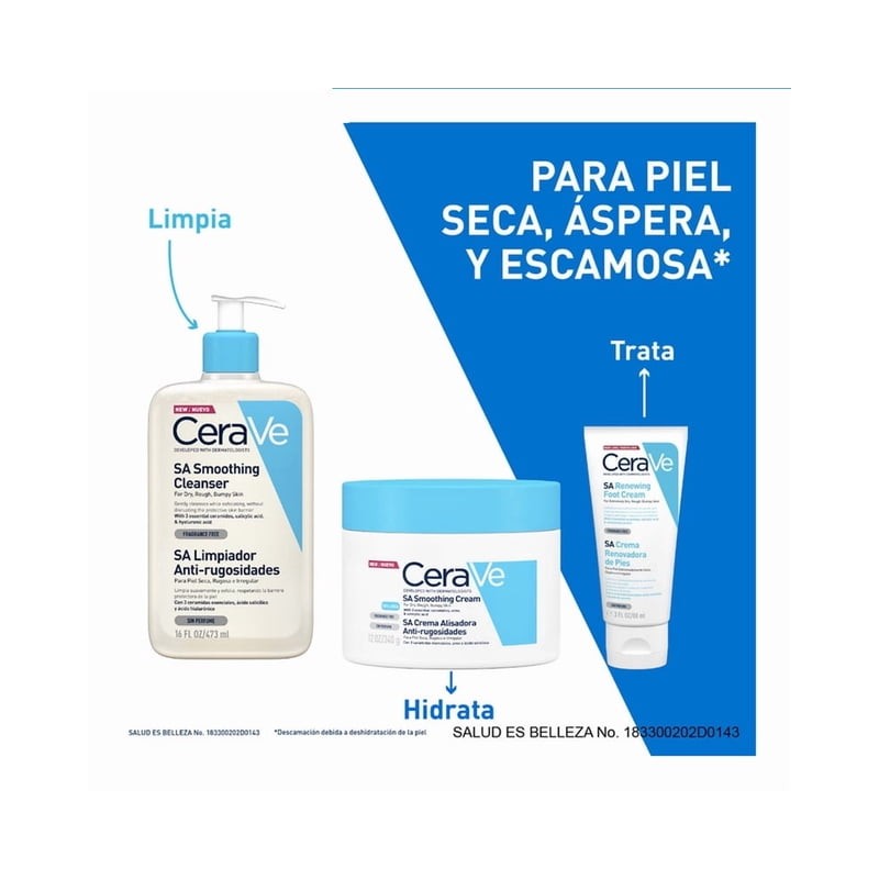 Crema CeraVe Renovadora de Pies 88ml