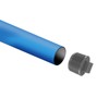sourcing map 20 Pcs PVC Pipe Male Thread Plug G3/4"