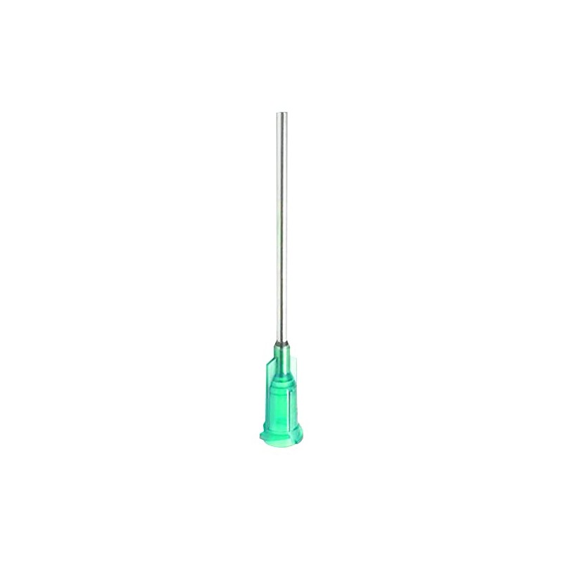 Aguja dispensadora estéril con bloqueo Luer (18 Ga x 1